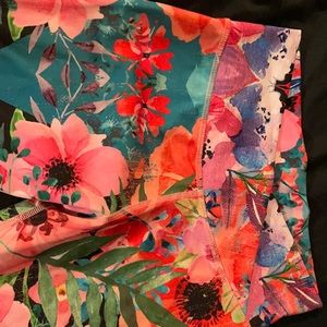 Mika flower print yoga compression leggings
